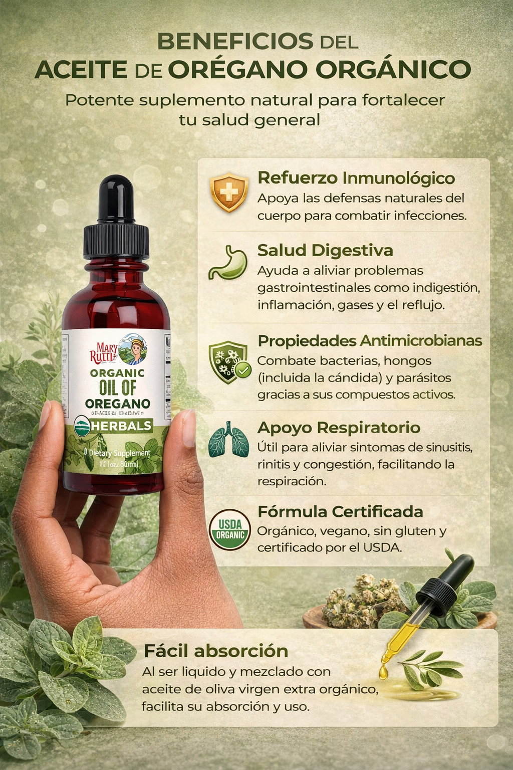 ACEITE DE OREGANO MARY RUTH