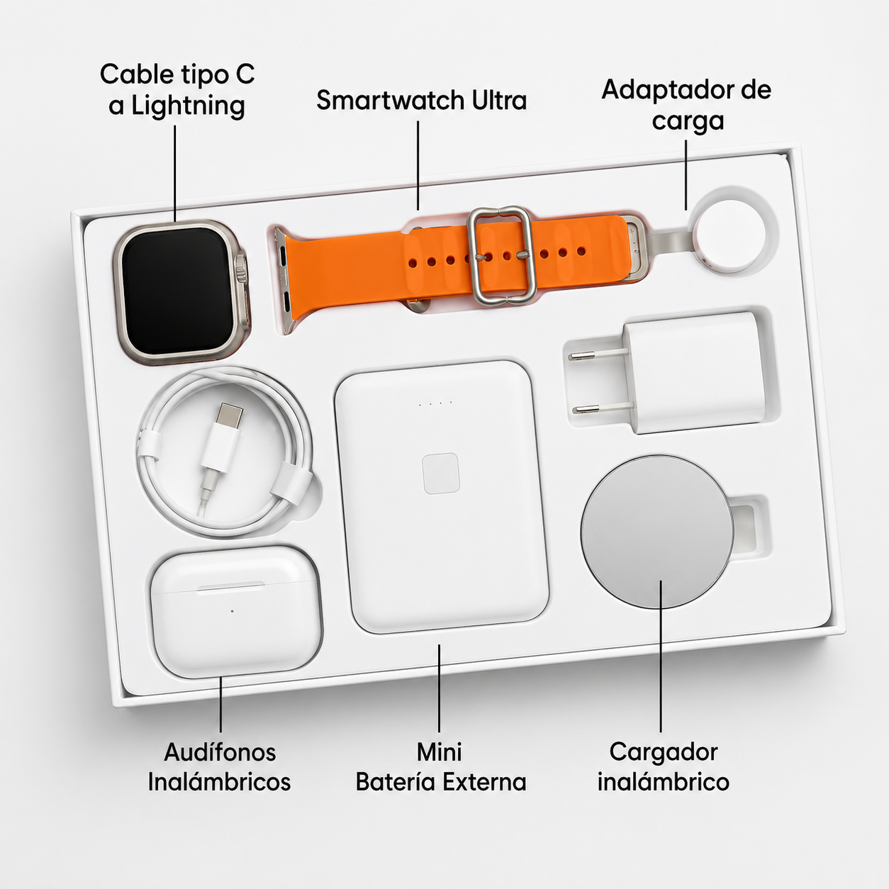 RELOJ Y AUDIFONOS COMBO X8